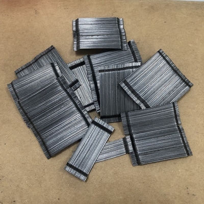 CE সার্টিফাইড এন্ড হুক গ্লুড স্টিল ফাইবার 30mm - 55mm কংক্রিট রিইনফোর্সমেন্টের জন্য