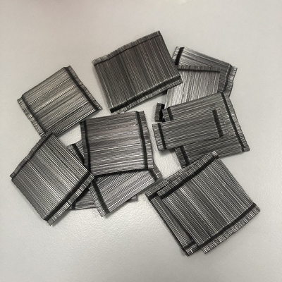 CE সার্টিফাইড এন্ড হুক গ্লুড স্টিল ফাইবার 30mm - 55mm কংক্রিট রিইনফোর্সমেন্টের জন্য