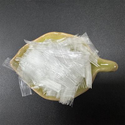 কংক্রিট এবং ফাটল প্রতিরোধের জন্য Briture 12mm 18mm পলিপ্রোপিলিন ফাইবার ফাইব্রিলেটেড মেশ
