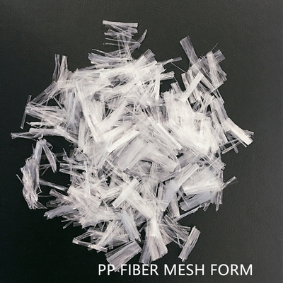 শক্তিবৃদ্ধি হিসাবে কংক্রিট যোগ করার জন্য Polypropylene ফাইবার PP ফাইবার জাল