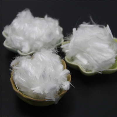 কংক্রিট শিল্প মেঝে জন্য সাদা polypropylene pp ম্যাক্রো ফাইবার