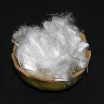 কংক্রিট শিল্প মেঝে জন্য সাদা polypropylene pp ম্যাক্রো ফাইবার